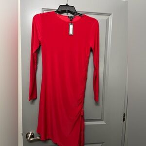 Brand new never worn, midi body con red dress